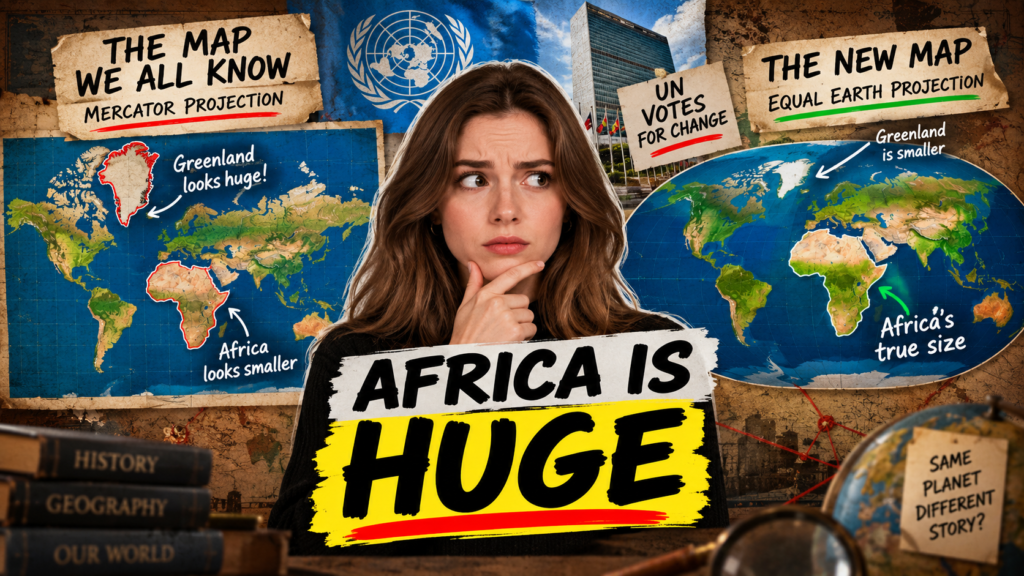 The UN has backed a new world map that more accurately represents Africa’s true size. Here’s why the Mercator map is being challenged.