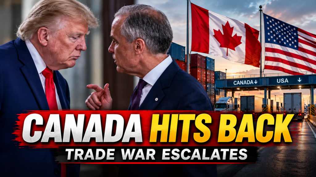 Canada imposes new counter-tariffs on US goods as trade war escalates