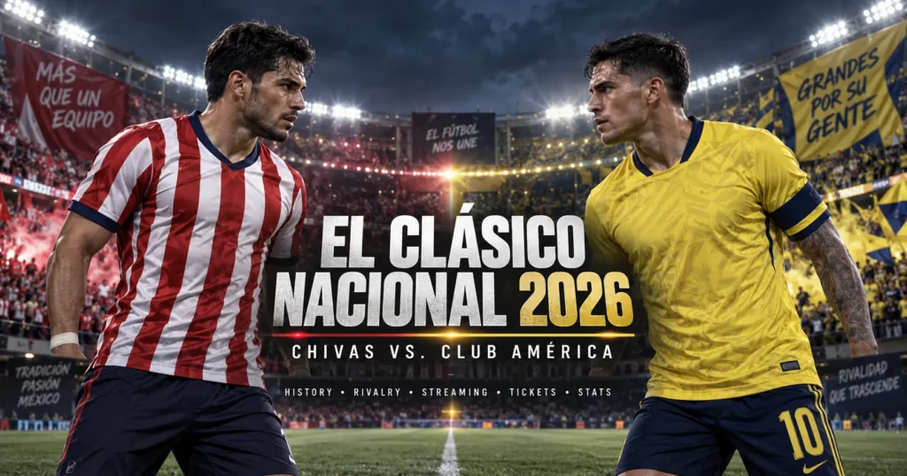 Chivas vs Club América 2026: El Clásico Nacional History, Stats, Streaming Guide & Match Preview