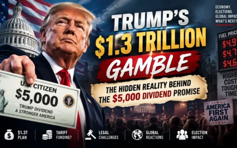 The Trump Dividend Controversy: How a $1.3 Trillion Promise Could Change US Politics